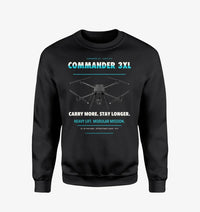 Thumbnail for Draganfly Commander 3XL design on black sweatshirt