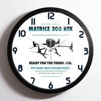 Thumbnail for DJI Matrice 300 RTK design on white framed wall clock