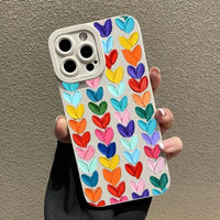 Thumbnail for Minimalist Fresh Color Heart Phone Case - view 6