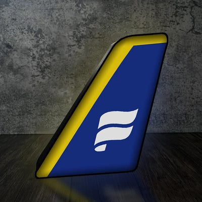 Icelandair Airlines Led Aircraft Tail aviation design on premium acrylic with LED 3D aircraft tail lamp.