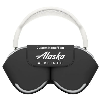 Alaska Airlines aviation themed AirPods Max case for AirPods Max.