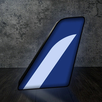 Breeze Airways Led Aircraft Tail aviation themed 3D aircraft tail lamp, premium acrylic with LED.