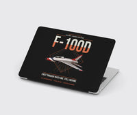 Thumbnail for F-100D Super Sabre design on black MacBook case