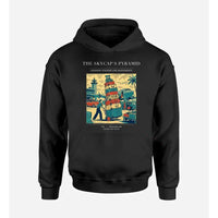 Thumbnail for VINTAGE G4379 - The Skycap's Pyramid - Premium Hoodie design on black premium
