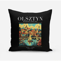 Thumbnail for OLSZTYN - Poster - Pillow - Black