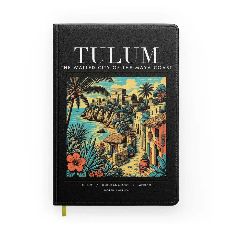 TULUM - Poster - Notebook - Black