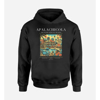 Thumbnail for APALACHICOLA - Poster - Premium Hoodie - Black