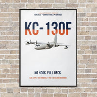 Thumbnail for KC-130F BuNo 149798 vertical canvas print - framed - white background