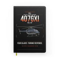 Thumbnail for Bell 407GXi design on black notebook
