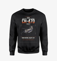 Thumbnail for Boeing CH-47D design on black sweatshirt