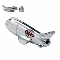 Thumbnail for %100 Original aviation design on durable metal casing airplane-shape USB drive.