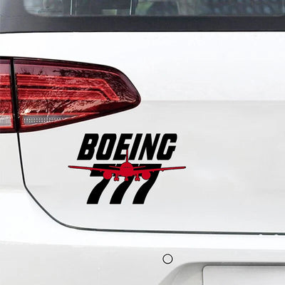 Amazing Boeing 777 Car aviation design car sticker in weather-resistant vinyl.