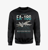 Thumbnail for EA-18G Growler design on black sweatshirt
