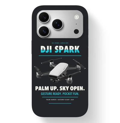 DJI Spark Case design on black iphone case