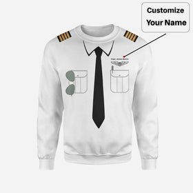 Customizable Pilot Uniform 3D Sweatshirts