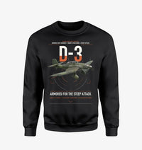 Thumbnail for Junkers Ju 87D-3 design on black sweatshirt