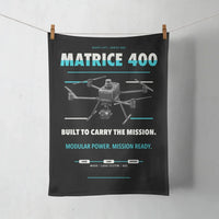 Thumbnail for DJI Matrice 400 design on black towel