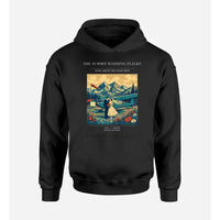 Thumbnail for VINTAGE G4345 - The Summit Wedding Flight - Premium Hoodie design on black premium
