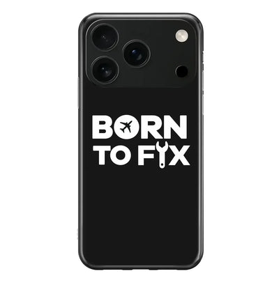 Born To Fix Airplanes iPhone Case
