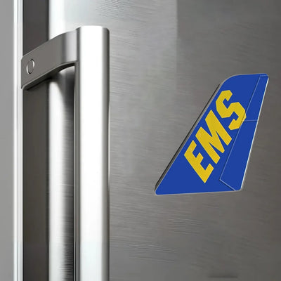 China Postal Airlines aviation design tail magnet in 3D metal with magnetic back.