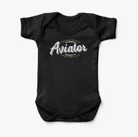 Thumbnail for Aviator - Dont Make Me Walk aviation print on kids gentle cotton bodysuit.