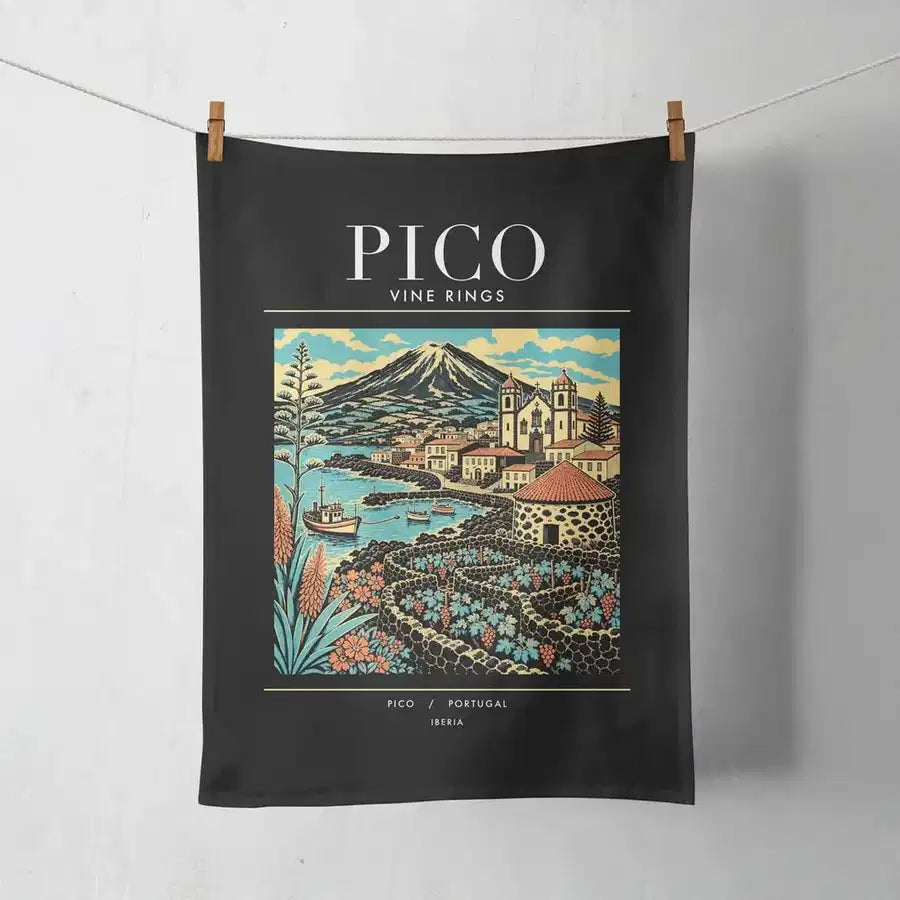 PICO - Poster - Towel - Black
