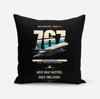 Thumbnail for Boeing 767-300F design on black pillow