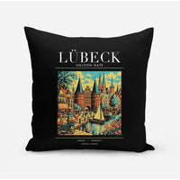 Thumbnail for LÜBECK - Poster - Pillow - Black