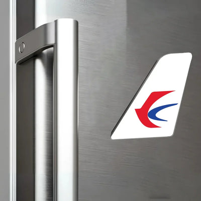 China Eastern Airlines aviation design tail magnet in 3D metal with magnetic back.
