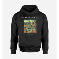 Thumbnail for SAARBRUCKEN - Poster - Premium Hoodie - Black