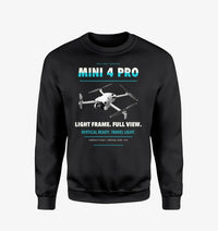 Thumbnail for DJI Mini 4 Pro design on black sweatshirt