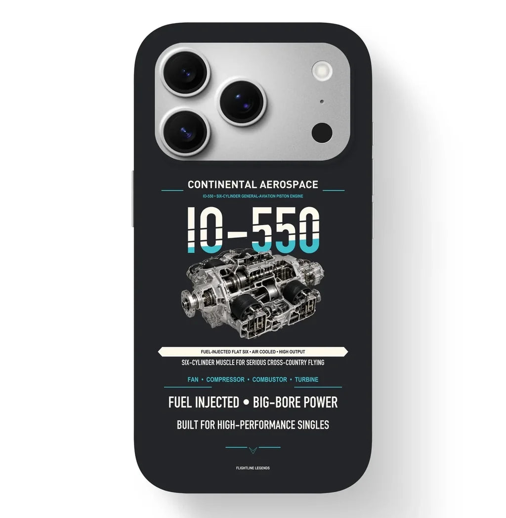 IO-550 Case design on black iphone case