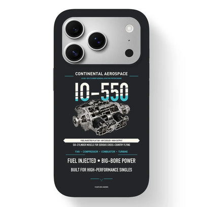IO-550 Case design on black iphone case