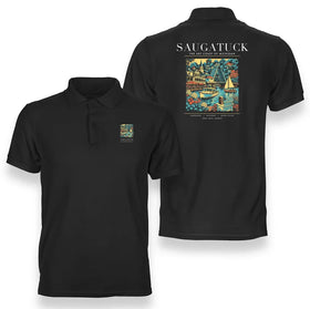 Saugatuck City Series Premium Polo T-Shirts