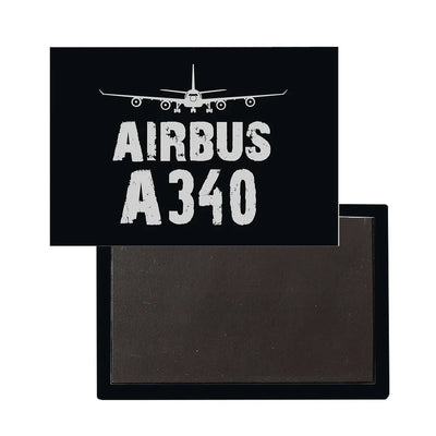 Airbus A340 Plane aviation themed magnet, strong neodymium core.