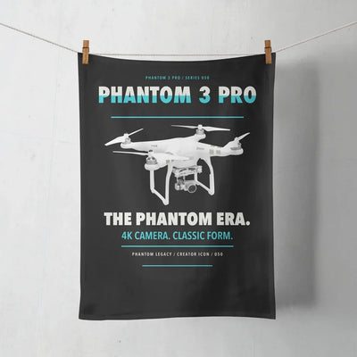 DJI Phantom 3 Professional design on black towel
