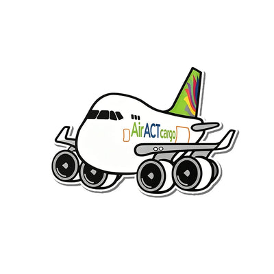 Air ACT Boeing 747F aviation design airplane sticker in weather-resistant vinyl.
