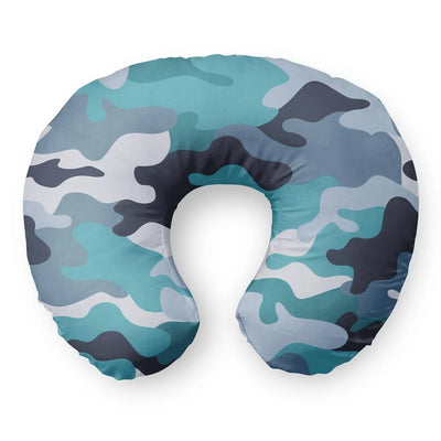 Military Camouflage Green Travel & Boppy aviation design on memory foam with soft cover travel pillow.