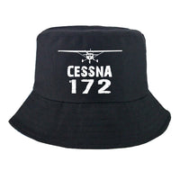 Thumbnail for Cessna 172 & Plane Summer aviation embroidery on breathable cotton summer hat.