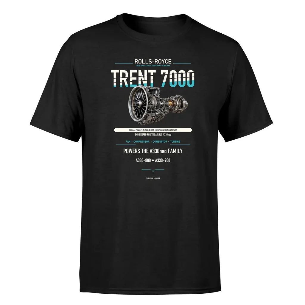 Trent 7000 design on black single side