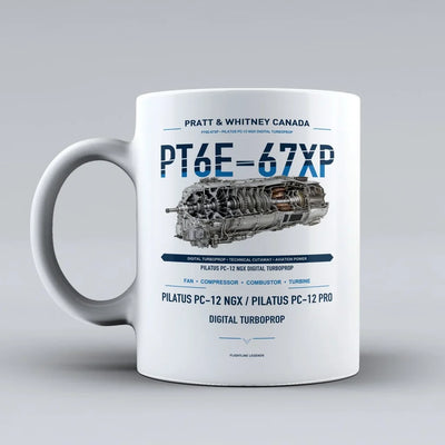 Mug design on white pt6e 67xp