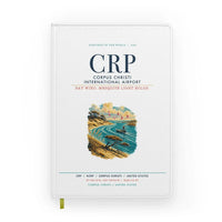 Thumbnail for Corpus Christi International Airport (CRP) design on white notebook