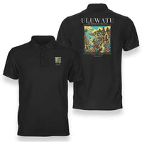 Thumbnail for ULUWATU - Poster - Double-Side Polo - Black