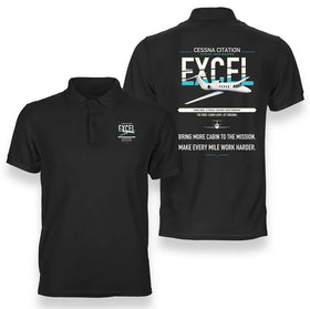 Cessna Citation Excel Premium Polo T-Shirts