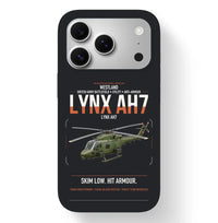 Thumbnail for Westland Lynx AH7 design on black magsafe iphone case, for iPhone 17 Pro