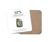 Thumbnail for Francisco C. Ada Saipan International Airport (SPN) design on white 1 piece coaster
