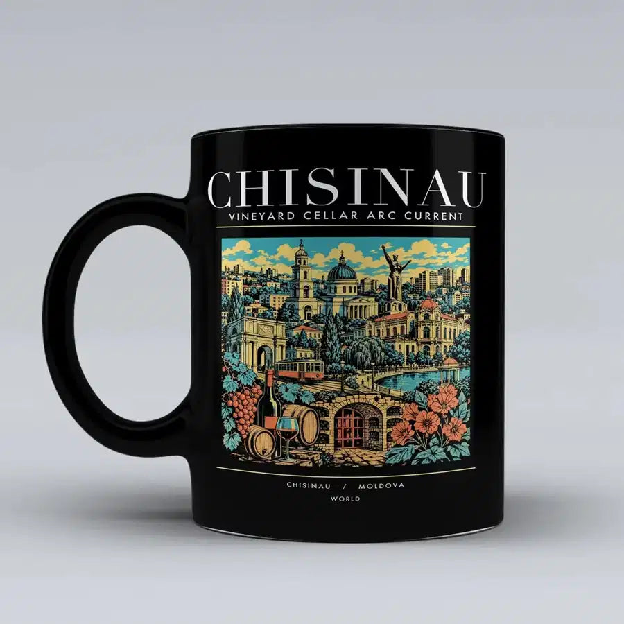 CHISINAU - Poster - Mug - Black
