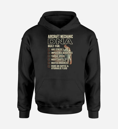 Aircraft Mechanic DNA - Black