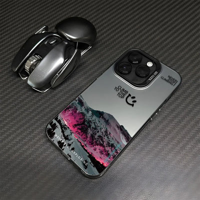 Aurora Snow Mountain Snow Mountain aviation themed fashion iPhone case for iPhone.