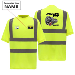 Boeing 737 Engine & CFM56 Reflective Polo & T-Shirts